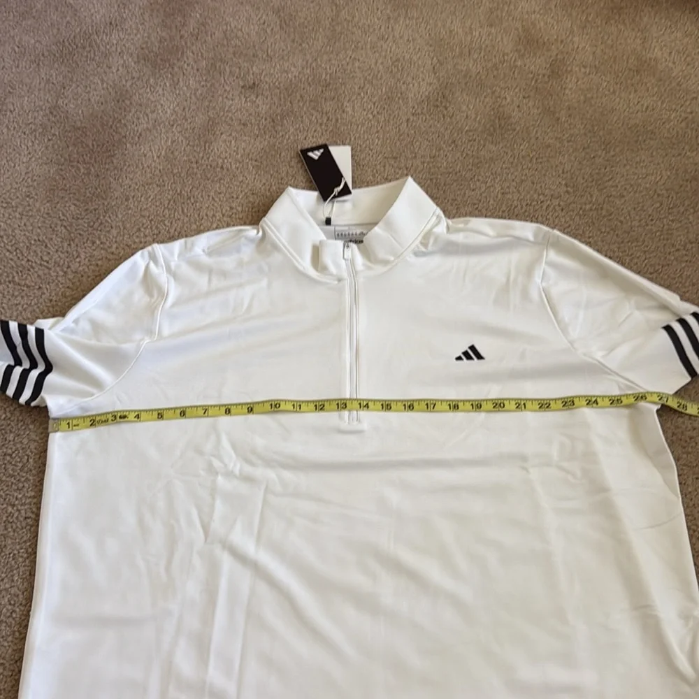 ❌SOLD on XPOST❌ Adidas Men’s 3-STRIPES QUARTER-ZIP PULLOVER- 2XL- NWT - Picture 8 of 9